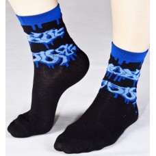 женские носки с рисунком -  стекающие капли L-L023